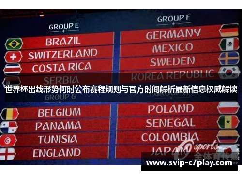 世界杯出线形势何时公布赛程规则与官方时间解析最新信息权威解读 世界杯出线形势何时公布赛程规则与官方时间解析最新信息权威解读
